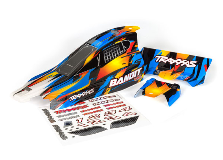 Kaross Bandit VXL Blå Målad i gruppen Katalog / Fabrikat / T / Traxxas / Karosser & Tillbehör hos Minicars Hobby Distribution AB (422436X)