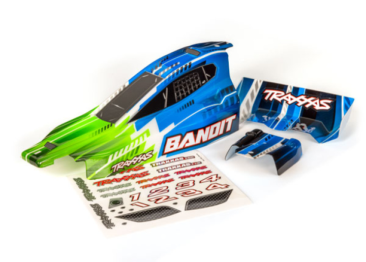 Kaross Bandit Grön Målad i gruppen Katalog / Fabrikat / T / Traxxas / Karosser & Tillbehör hos Minicars Hobby Distribution AB (422450X)