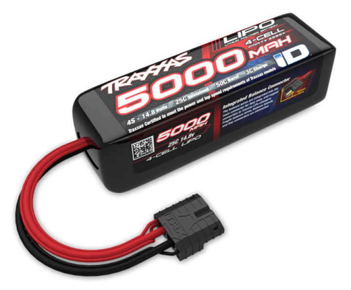 Li-Po Batteri 4S 14,8V 5000mAh 25C iD-Kontakt (Kort)* UTGÅTT i gruppen Katalog / Övrigt / Kyrkogård hos Minicars Hobby Distribution AB (422888X)