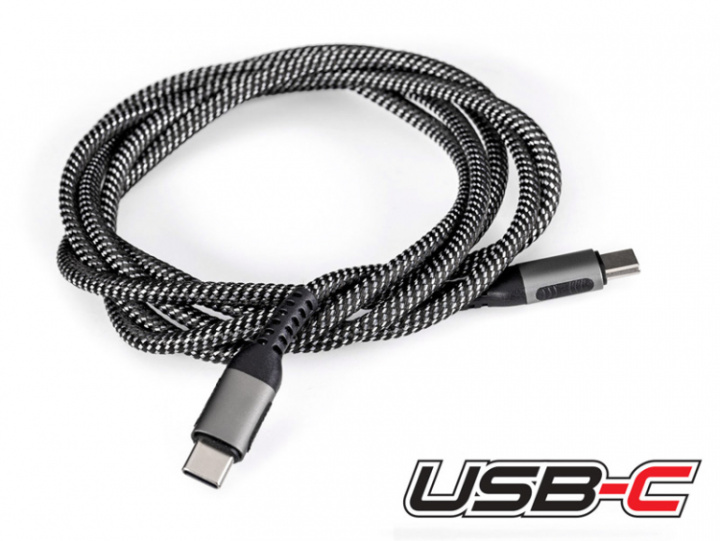 USB-C Laddkabel 100W 1.5m i gruppen Katalog / Fabrikat / T / Traxxas / Laddare hos Minicars Hobby Distribution AB (422916)