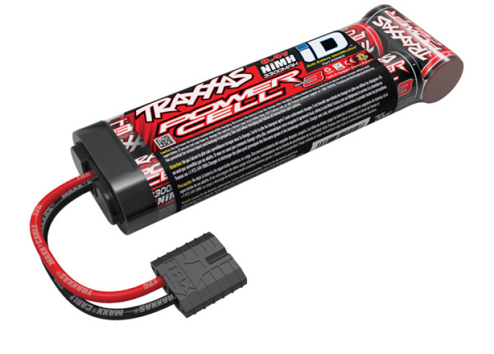 NiMH Batteri 8,4V 3300mAh Series 3 iD-kontakt i gruppen Katalog / Tillbehör & Delar / Batterier & Tillb. hos Minicars Hobby Distribution AB (422940X)