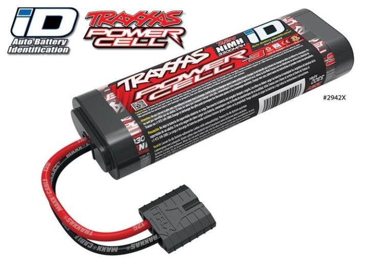 NiMH Batteri 7,2V 3300mAh Series 3 iD-kontakt* UTGÅTT i gruppen Katalog / Övrigt / Kyrkogård hos Minicars Hobby Distribution AB (422942X)