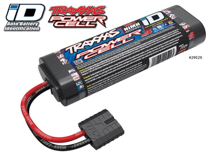 NiMH Batteri 7,2V 4200mAh Series 4 iD-kontakt* UTGÅTT i gruppen Katalog / Övrigt / Kyrkogård hos Minicars Hobby Distribution AB (422952X)