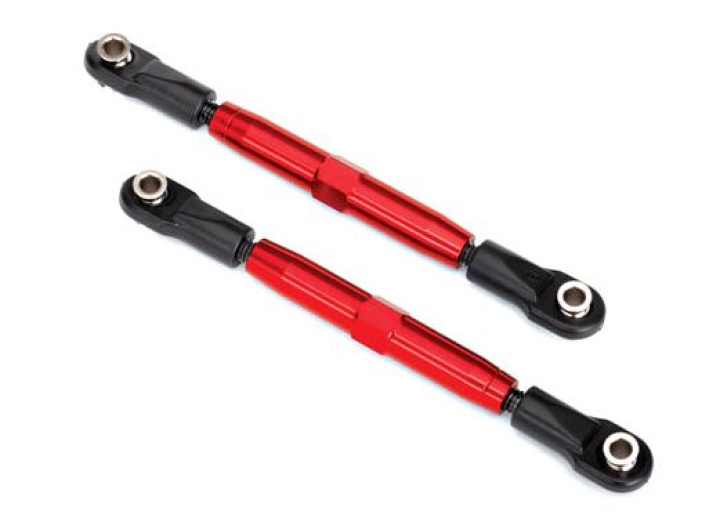 Turnbuckle Komplett Alu Röd Camberstag 73mm (2) i gruppen Katalog / Fabrikat / T / Traxxas / Reservdelar hos Minicars Hobby Distribution AB (423644R)