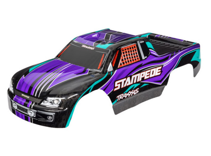 Kaross Stampede 2WD Lila Målad i gruppen Katalog / Fabrikat / T / Traxxas / Karosser & Tillbehör hos Minicars Hobby Distribution AB (423651P)