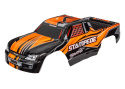 Kaross Stampede 2WD Orange Målad