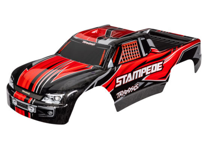 Kaross Stampede 2WD Röd Målad i gruppen Katalog / Fabrikat / T / Traxxas / Karosser & Tillbehör hos Minicars Hobby Distribution AB (423651)