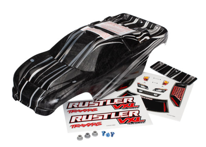 Kaross Rustler VXL ProGraphix i gruppen Katalog / Fabrikat / T / Traxxas / Karosser & Tillbehör hos Minicars Hobby Distribution AB (423719)