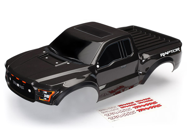 Kaross Ford Raptor Svart Heavy Duty i gruppen Katalog / Fabrikat / T / Traxxas / Karosser & Tillbehör hos Minicars Hobby Distribution AB (425826A)