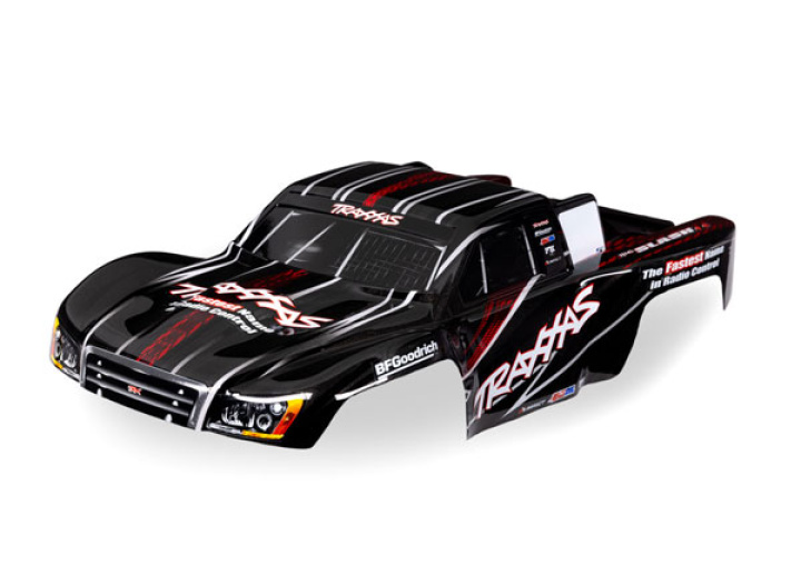 Kaross 1/16 Slash Svart i gruppen Katalog / Fabrikat / T / Traxxas / Karosser & Tillbehör hos Minicars Hobby Distribution AB (427027-BLK)