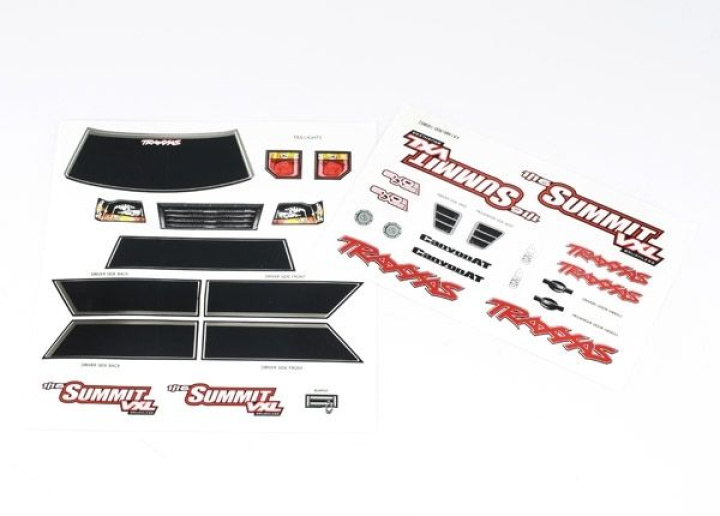 Dekalark 1/16 Summit VXL i gruppen Katalog / Fabrikat / T / Traxxas / Karosser & Tillbehör hos Minicars Hobby Distribution AB (427213)