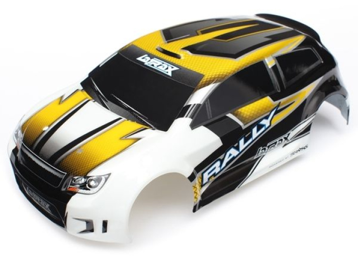 Kaross 1/18 Rally Gul i gruppen Katalog / Fabrikat / T / Traxxas / Karosser & Tillbehör hos Minicars Hobby Distribution AB (427512)