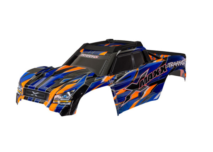 Kaross X-Maxx Orange i gruppen Katalog / Fabrikat / T / Traxxas / Karosser & Tillbehör hos Minicars Hobby Distribution AB (427867-ORNG)