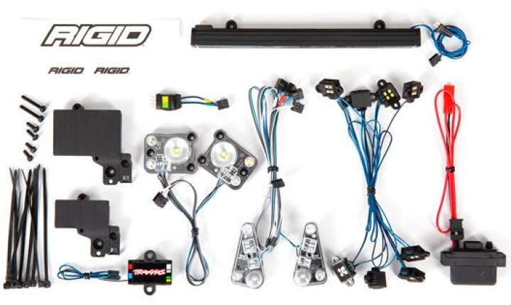 LED Ljus Set Komplett (Förberett för Pro Scale Advanced) TRX-4 Landrover i gruppen Katalog / Tillbehör & Delar / Bil Karosser & Tillbehör / Tillbehör Övrigt hos Minicars Hobby Distribution AB (428095)