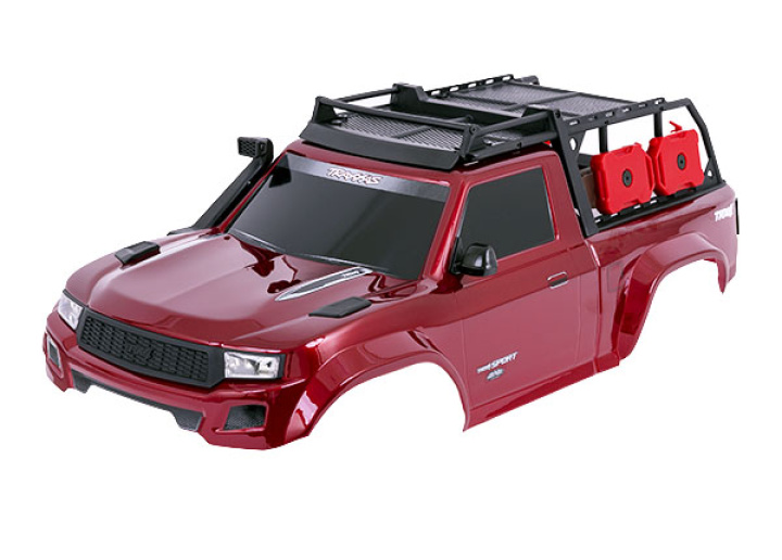 Kaross TRX-4 Sport (Clipless) Komplett Röd i gruppen Katalog / Fabrikat / T / Traxxas / Karosser & Tillbehör hos Minicars Hobby Distribution AB (428213-RED)