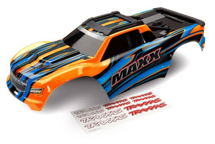 Kaross Maxx Orange i gruppen Katalog / Fabrikat / T / Traxxas / Karosser & Tillbehör hos Minicars Hobby Distribution AB (428911T)