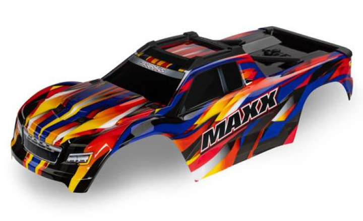 Kaross Maxx (Lång Hjulbas) Gul i gruppen Katalog / Fabrikat / T / Traxxas / Karosser & Tillbehör hos Minicars Hobby Distribution AB (428918P)