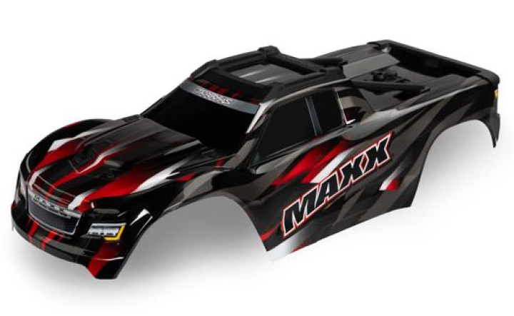 Kaross Maxx (Lång Hjulbas) Röd i gruppen Katalog / Fabrikat / T / Traxxas / Karosser & Tillbehör hos Minicars Hobby Distribution AB (428918R)