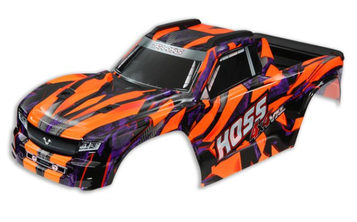 Kaross Hoss 4x4 Orange i gruppen Katalog / Fabrikat / T / Traxxas / Karosser & Tillbehör hos Minicars Hobby Distribution AB (429011A)