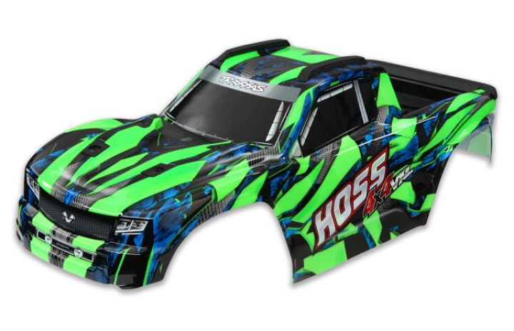 Kaross Hoss 4x4 Grön i gruppen Katalog / Fabrikat / T / Traxxas / Karosser & Tillbehör hos Minicars Hobby Distribution AB (429011G)