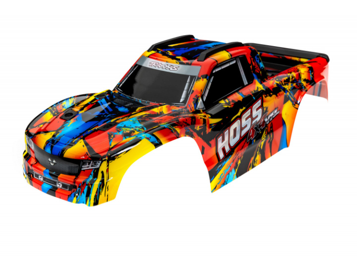 Kaross Hoss 4x4 Solar Flare i gruppen Katalog / Fabrikat / T / Traxxas / Karosser & Tillbehör hos Minicars Hobby Distribution AB (429011R)