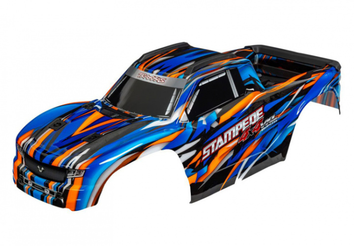 Kaross Stampede 4x4 VXL Orange Clipless i gruppen Katalog / Fabrikat / T / Traxxas / Reservdelar hos Minicars Hobby Distribution AB (429014-ORNG)