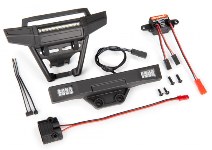 LED Ljus Fram & Bak Set Komplett Hoss 4x4 i gruppen Katalog / Fabrikat / T / Traxxas / Reservdelar hos Minicars Hobby Distribution AB (429095)