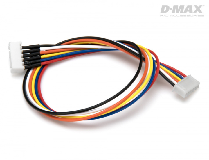 Förlängningskabel XH 5S 22AWG 300mm i gruppen Katalog / Fabrikat / D / DynoMAX / Tillbehör hos Minicars Hobby Distribution AB (B9413)