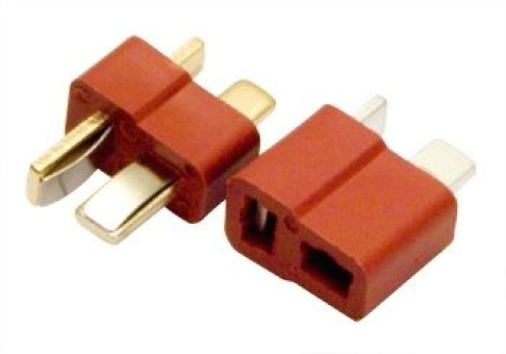 Kontakt T-Plug Par i gruppen Katalog / Fabrikat / D / DynoMAX / Kablar & Kontakter hos Minicars Hobby Distribution AB (B9580)