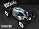 Kaross VISION 1/8 Buggy AE RC8B3.1E El (Omålad) Klippt