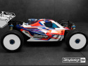 Kaross VISION 1/8 Buggy AE RC8B3.1 Nitro (Omålad) Klippt