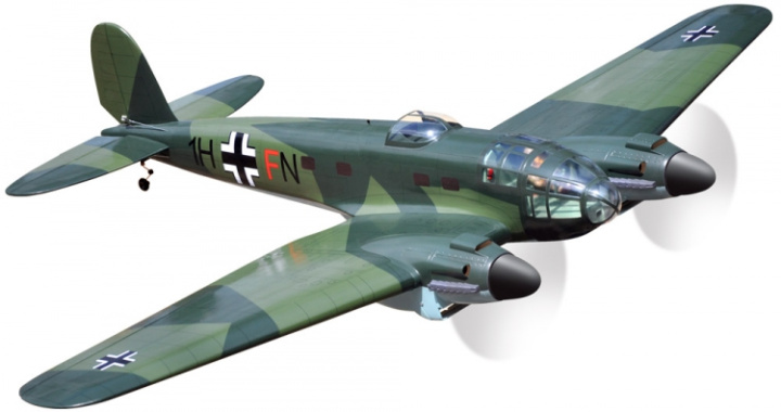 He111 1750mm EP/GP ARTF V2 med el landställ i gruppen Katalog / Modeller R/C / Flygplan hos Minicars Hobby Distribution AB (BH143)