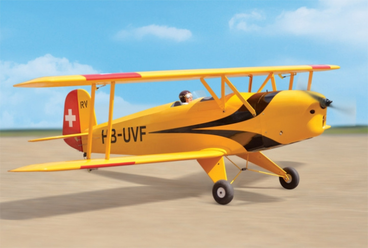 Bucker BU 131 Jungmann 1.20 1850mm GP/EP ARF i gruppen Katalog / Modeller R/C / Flygplan / Flygplan ARF Bensin hos Minicars Hobby Distribution AB (BH160)