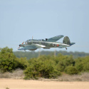 Heinkel HE 111 20cc 2500mm spv. med ellandställ