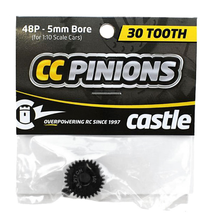 CC Pinion 30T 48P - 5mm i gruppen Katalog / Fabrikat / C / Castle Creations / Piniondrev hos Minicars Hobby Distribution AB (CC010-0065-49)