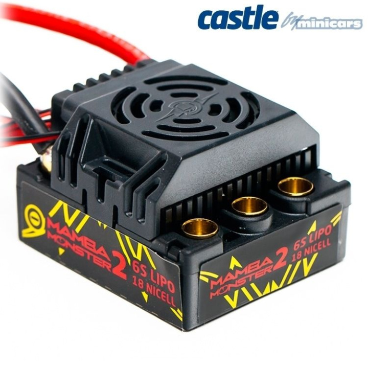 MAMBA MONSTER-2 1:8 25V ESC Vattentät i gruppen Katalog / Fabrikat / C / Castle Creations / ESC & Combo Bil 1/8-1/5 hos Minicars Hobby Distribution AB (CC010-0108-00)