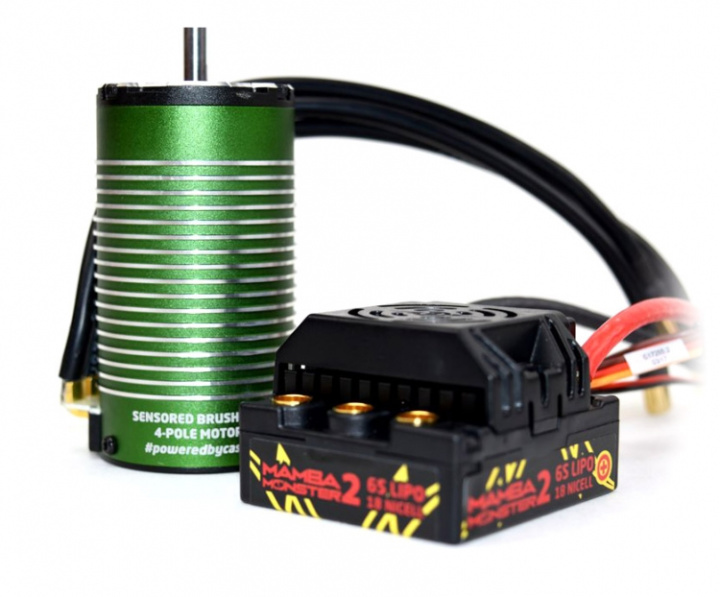 MAMBA MONSTER-2 1:8 25V WP ESC & 1515-2200KV (Ersätts av #010-0108-05)* i gruppen Katalog / Fabrikat / C / Castle Creations / ESC & Combo Bil 1/8-1/5 hos Minicars Hobby Distribution AB (CC010-0108-03)