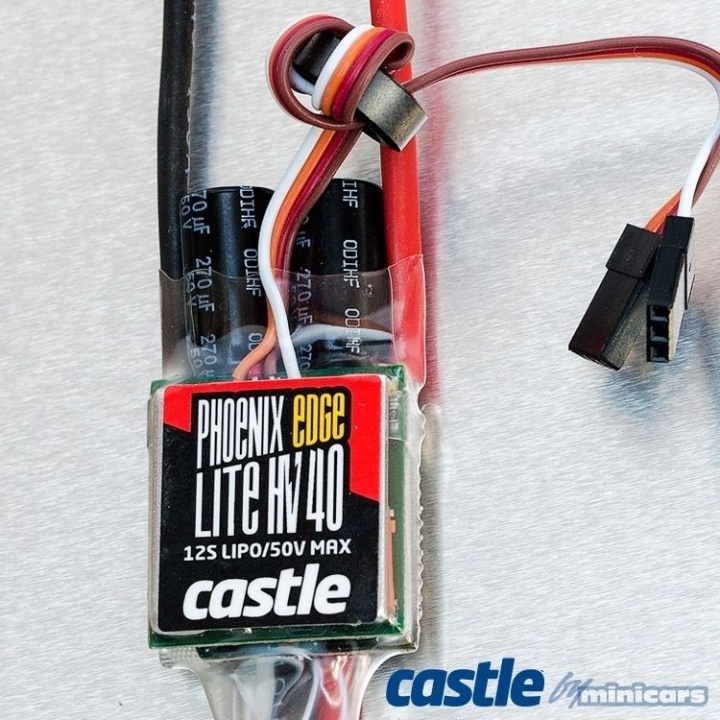 PHOENIX EDGE LITE HV 40 - 50V 40A ESC i gruppen Katalog / Fabrikat / C / Castle Creations / ESC Flyg/Heli hos Minicars Hobby Distribution AB (CC010-0116-00)