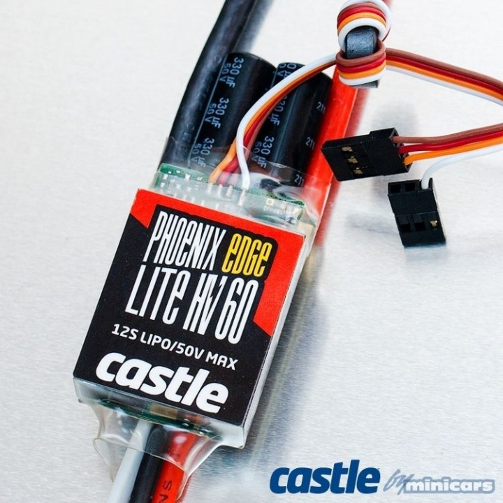 PHOENIX EDGE LITE HV 60 - 50V 60A ESC i gruppen Katalog / Fabrikat / C / Castle Creations / ESC Flyg/Heli hos Minicars Hobby Distribution AB (CC010-0117-00)