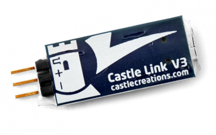 CASTLE LINK V3 USB Programeringskit i gruppen Katalog / Fabrikat / C / Castle Creations / Tillbehör hos Minicars Hobby Distribution AB (CC011-0119-00)