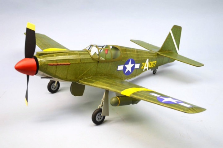 A36A Apache 762mm Träbyggsats i gruppen Katalog / Bygghobby / Byggsatser Trä & Metall hos Minicars Hobby Distribution AB (DU0337)