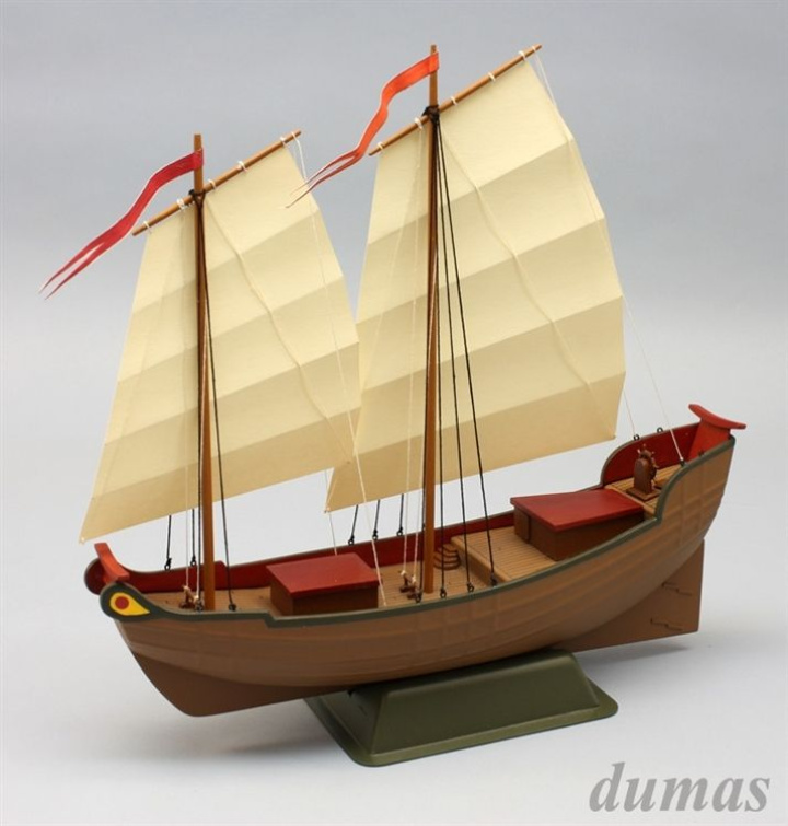 Chinese Junk 305mm Träbyggsats i gruppen Katalog / Fabrikat / D / Dumas / Båtmodeller hos Minicars Hobby Distribution AB (DU1010)