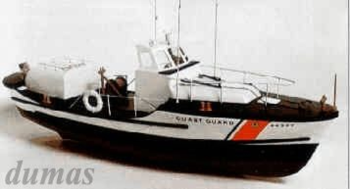 US Coast Guard Lifeboat 838mm Träbyggsats i gruppen Katalog / Fabrikat / D / Dumas / Båtmodeller hos Minicars Hobby Distribution AB (DU1203)