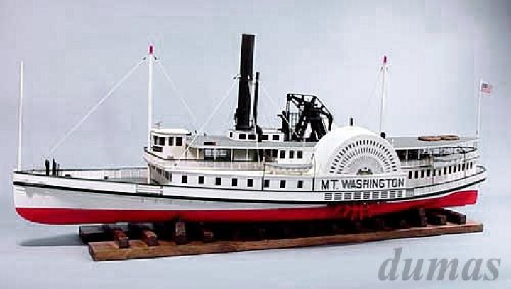 Mount Washington 1130mm ABS-skrov* i gruppen Katalog / Fabrikat / D / Dumas / Båtmodeller hos Minicars Hobby Distribution AB (DU1235)