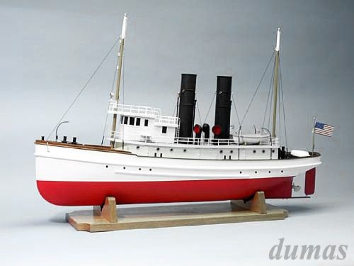 The Lackawanna Bogserbåt 838mm Byggsats* i gruppen Katalog / Fabrikat / D / Dumas / Båtmodeller hos Minicars Hobby Distribution AB (DU1251)