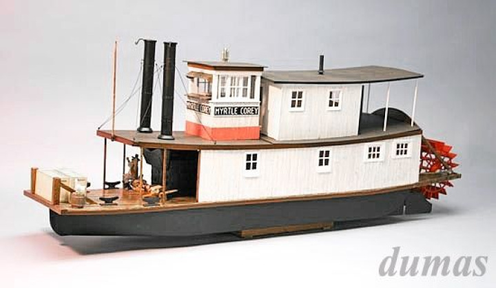 Myrtle Corey 965mm Byggsats i gruppen Katalog / Fabrikat / D / Dumas / Båtmodeller hos Minicars Hobby Distribution AB (DU1253)