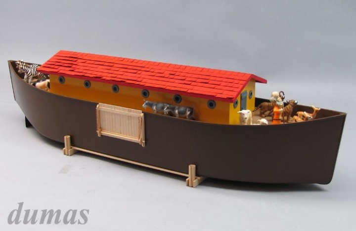 Noah\'s Ark 864mm Träbyggsats i gruppen Katalog / Fabrikat / D / Dumas / Båtmodeller hos Minicars Hobby Distribution AB (DU1262)