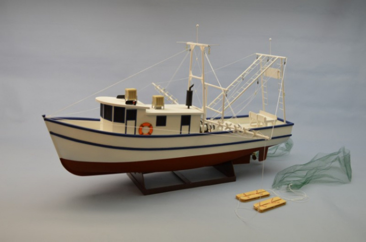 Rusty the Shrimp Boat 914mm Träbyggsats i gruppen Katalog / Bygghobby / Byggsatser Trä & Metall hos Minicars Hobby Distribution AB (DU1271)