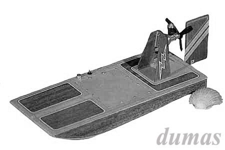 Little Swamp Buggy Air Boat 457mm Träbyggsats i gruppen Katalog / Fabrikat / D / Dumas / Båtmodeller hos Minicars Hobby Distribution AB (DU1502)