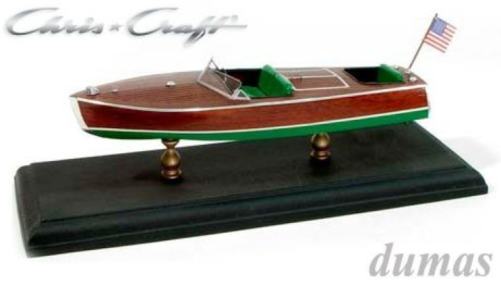 Chris-Craft 19\' Racer 241mm Träbyggsats i gruppen Katalog / Fabrikat / D / Dumas / Båtmodeller hos Minicars Hobby Distribution AB (DU1702)